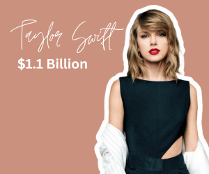 Richest Musician Female 2024 No2. Taylor Swift Net Worth 1.1 Billion Dollars