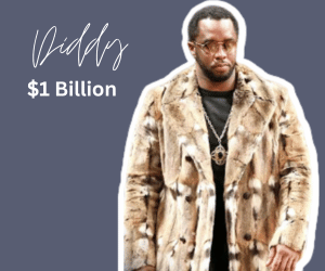 Richest Musician Male 2024 No3. Diddy Net Worth 1 Billion Dollars