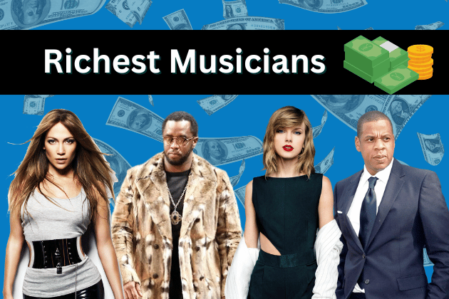 Richest Musicians, Jay Z, Diggy, Taylor Swift, Jennifer Lopez