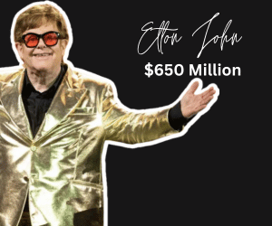 Richest Pianist 2024 No2. Elton John Net Worth 650 million Dollars